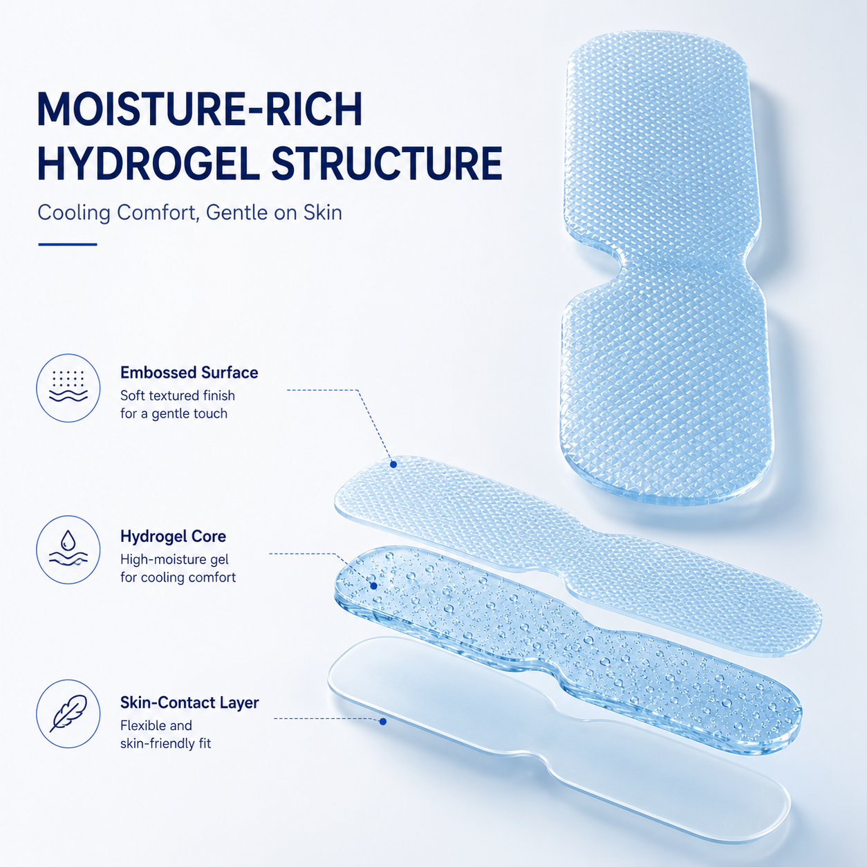Hydrogel Cooling Eye Mask detail 1