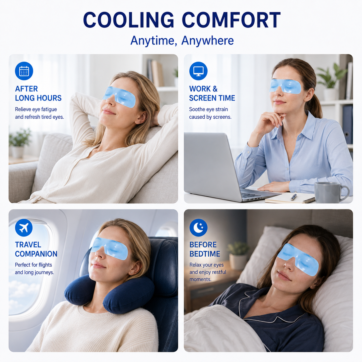 Hydrogel Cooling Eye Mask detail 2