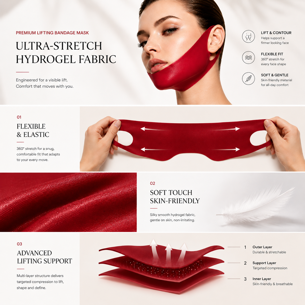 V Line Lifting Mask detail 1
